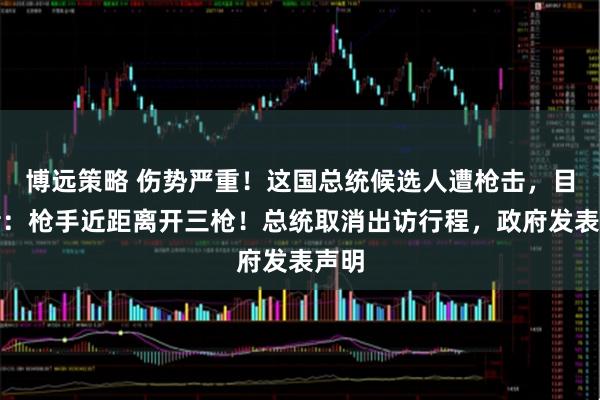 博远策略 伤势严重！这国总统候选人遭枪击，目击者：枪手近距离开三枪！总统取消出访行程，政府发表声明